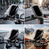 Phone Cover with Handlebar Mount Adjustable for Electric Bikes, Riders
