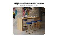 Stackable Round stackable Seat Space-Saving Round Backless stackable Chair Modern Design Portable Stool Easy to Clean for Party Hosts, homeowners, Dining Room, Kitchen, Entryspace, Classroom