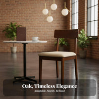 Durable Wood Curved rear Wooden Side Chair Nordic and design Household Furniture Modern Minimalist Indoor Seating Multifunctional for homeowners, Restaurant Owners, Interior Designers, Dining Room, Kitchen, Study, Home Office