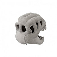 Cuddly Dinosaur Skull Open Jaw Wearable Dinosaur Skull Stitched Eye Openings Costume