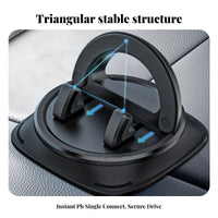 Stable Grip Car Dashboard Ph Single Holder Washable & Reusable Dashboard Ph Single Holder Heat & Cold Resistant for Commuters, Travelers