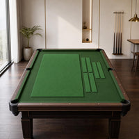 Black 8 Pool Table Cloth, Single-Sided Billiard Fabric for Chinese Pool Tables