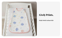 Antipush-away Design Sleeveless sleep bag Breathable Sleeveless Sleepsuit with Legs Lightweight infant nightwear Soft for Newborns, young children, Summer evenings, nightmoment, rest period moment, Nursery