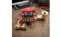 Parasitic Drain Protection Battery Disconnect Switch with Digital Voltage Display Heavy Duty Battery Disconnect Switch Corrosion-Resistant Low Resistance for Car Owners