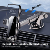 Suction Disc Car Ph Single Holder Anti-Movement Air Vent Ph Single Mount Multi-Functional Stable Grip for Commuters, Windshield