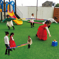 Elastic Activity Rope Ruffled Group Movement Rope Sensory Band Flexible Equipment Comfortable for Children, Team Training
