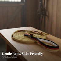 Equestrian Training Rope Break-Resistant Horse Lunging Rope Horse Lunge Line Long-Lasting Comfortable Grip for Ground Work