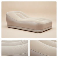 Air Lounger with Built-in Pump Portable Inflatable Couch Compact Lounge Seat for Backyard