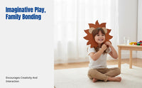 Animal Ear Headband, Non-Woven Fabric, Lion, Rabbit, Giraffe, Kids Role Play, Party Decoration