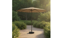 Patio Umbrella with Base Outdoor Central-Pole Umbrella Sunsun-Blocking Parasol Patio Con Base for Garden, Poolside, Beach