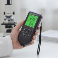 Handheld Coating Thickness Gauge Digital Thickness Tester with Lanyard Backlit Tool Portable for Workshop