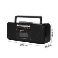 Usb Playback Bluetooth Cassette Boombox Headphone Audio Port Cassette Recorder Boombox