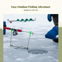 Foldable Ice Fishing Rod Rack, Metal Stand, Garage Organizer
