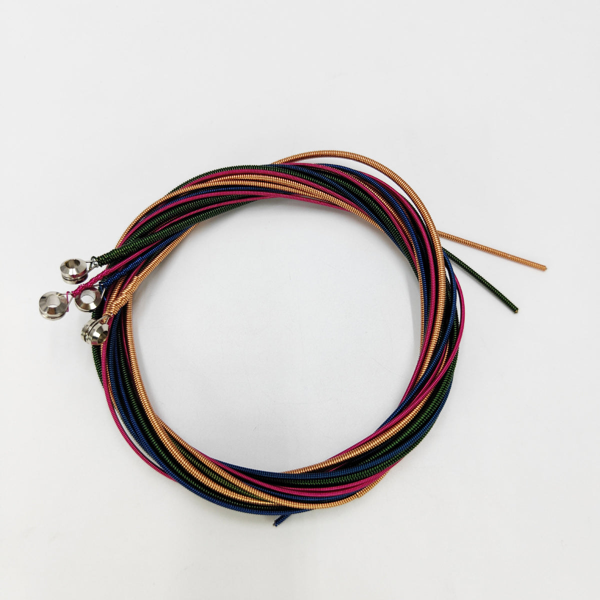 4-String Electric Bass Guitar Strings, Steel, Multicolor, Individually Packaged