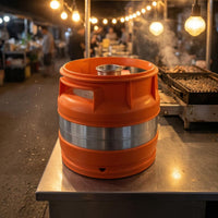 Beer Keg Cylindrical Beer Keg Raised Top Opening