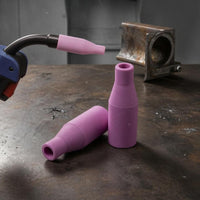 5 Pieces Pink Ceramic Soldering Nozzle Easy Installation Soldering Torch Nozzle Quick Replacement Long-Lasting Materials