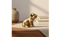 Vintage Design Antique Copper Pig Brass Pig Figurine Antique Design Piglet Statue for Feng Shui Enthusiasts, Collectors, Shelf Decor, Office, Car Dashboard