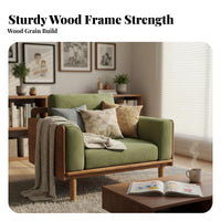 L-Shaped Sectional High spinerest Sofa sturdy Wood Frame Couch for Apartment Dwellers, Homeowners, Small Apartments, Lounge Area