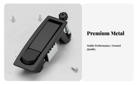 Power Box Lock Sturdy Duty Flush Mount Cabinet Lock Professional Enclosure Latch for Distribution Boxes