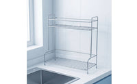 Countertop Storage Rack Stainless Steel Shelf Organizer for Lavatory Counter