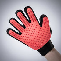Pet Hair Remover and Dog Grooming Glove for Pet Care, Right Hand Cat Hair Brush with Soft Silicone, Five-Finger Grooming Design, 1 Pack