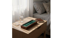 6-Slot Watch Display Tray Cloth-linedLined Watch Tray Scratch-Resistant Soft for Men, Dresser