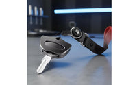 Key Cover with Lanyard Aluminum Alloy Motorcycle Key Cover Easy to Install Accessory for Frequent Carry Item