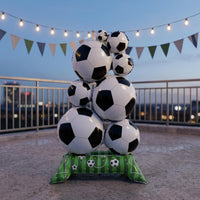 2 Pieces Bar Decoration Soccer Jersey Balloon Sports Themed Football Shirt Balloon Mylar Foil Football Party Balloons Shiny Gloss for Birthday
