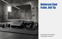 Slant Board for Rehabilitation, Medical Standing Stretch, Calf & Foot Training, Foldable, Non-Slip Vibration