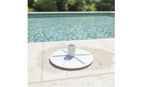Pool Skimmer Vacuum Plate Replacement Skimmer Vacuum Plate with Connector Reinforced Round