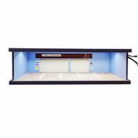 Parking Lot Scene Model Box USB Powered Diecast Car Garage Display for Hobbyists