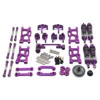 Metal Kit Close-Tolerance RC Car Parts with Shock Absorbers Damping Part for WLtoys 1/14 144001 144002 144010