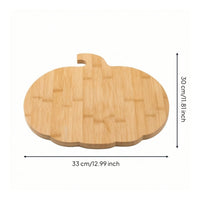 Pumpkin Serving Board Fall Pumpkin Cutting Board Rustic Tray for Hosts, Parties