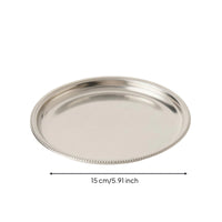 Stainless Steel Coaster Polished Metal Coaster Reflective Cup Saucer for Hosts, Home Entertaining