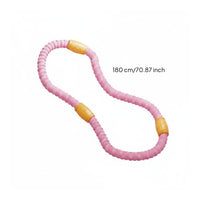 springing Waist Hoop Full Wrap Protection Soft Waist Hoop Noiseless Construction Padded springing Exercise Tool for Women, Home Workout