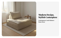 Comfortable Seating Tofu Block Couch Versatile Use Modular Sofa Long-Lasting Construction Living Room Furniture Sturdy Frame for Apartment Dwellers, Young Adults, Homeowners, Bedroom, Lounge Area