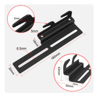 2 Pieces Headboard Adapter Brackets Adjustable Headboard Attachment Brackets Bed Frame Adapter Easy Installation for DIYers