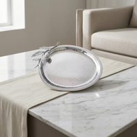 Copper Tray with Handle Decorative Tray with Handle Easy to Clean for Coffee Table, Vanity