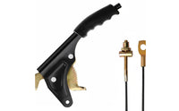 Heavy Duty Electric Tricycle Handbrake Assembly Sturdy Steel Alloy Electric Tricycle Handbrake Direct Replacement Part Vehicle Component Anti-Slip Grip for Agricultural Use