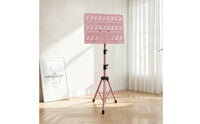 Foldable Sheet Music Stand Height-Adjustable Folding Music Stand Portable Telescoping for Conductors