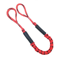 Shock Absorbing Bungee Dock Line with Loop and Slider Floating Bungee Dock Line Quick Attach Rope Water Sports for Kayakers