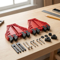 2 Pieces Adjustable Woodworking Featherboard Universal Table Saw Feather Board Flexible Tool Reinforced for Carpenters