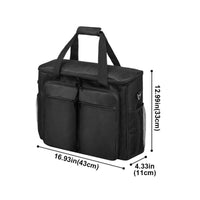 Organized Bartender Bag Padded Bartender Bag with Shoulder Strap Compact Carrying Case Easy Access for Bartenders