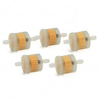 5 Pieces Fuel Filter with Transparent Shell Translucent Heater Fuel Filter Long-Lasting High Quality