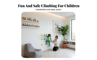 children's Climbing Wall Develops Coordination Kids Climbing Wall Sturdy for Preschoolers, Boys and Girls, Bedroom