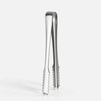 Stainless Steel Ice Tongs Lightweight Fine Tweezer Tongs Compact Utensil Rust Proof for Bartenders, Hosts, Home Bar Party, Kitchen