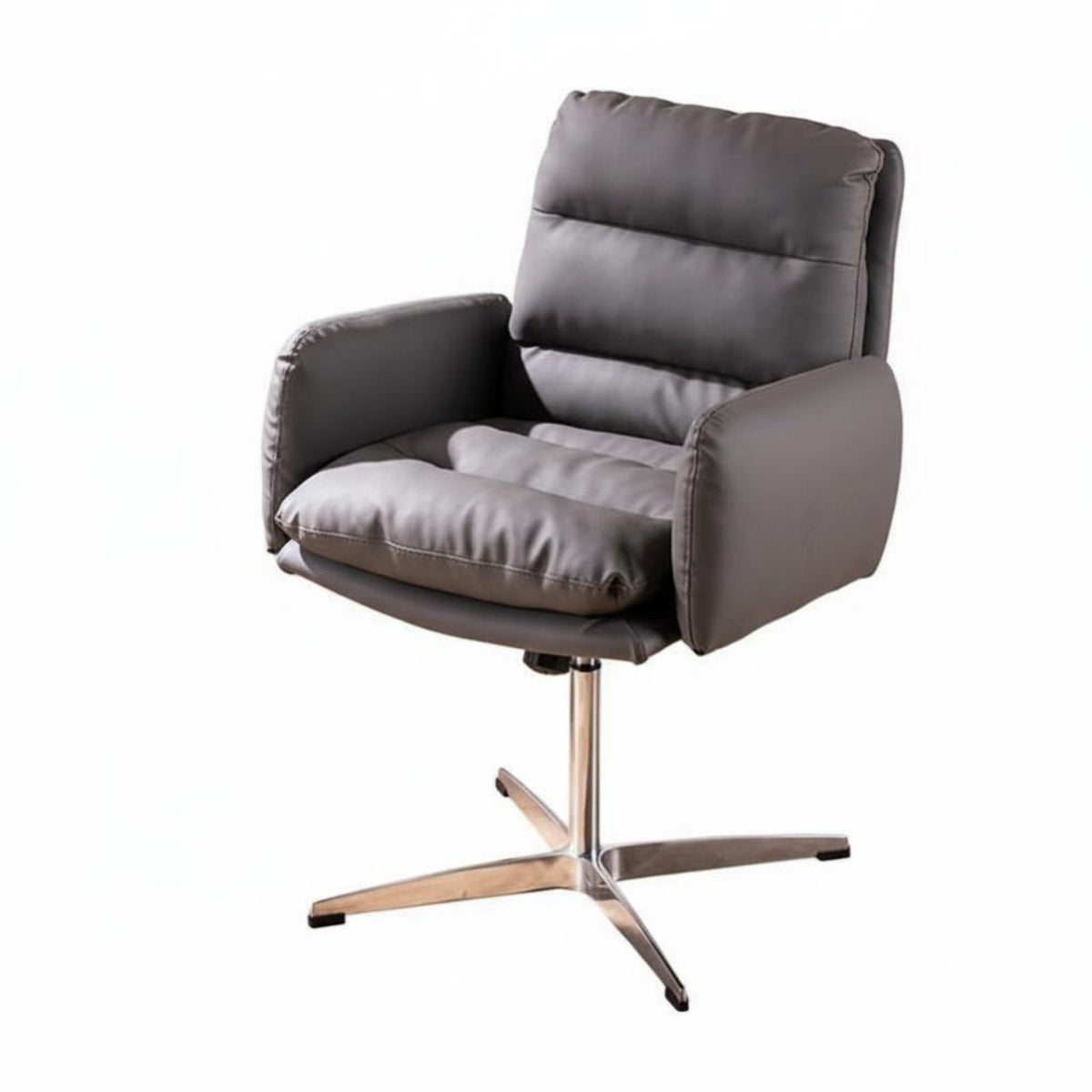 Cushioned Makeup Chair Shell-Shaped rearrest Scalloped rear Chair Upholstered Gold-Tone Legs for Home Decorators, Homeowners