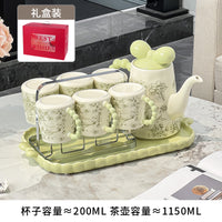 乔迁新居陶瓷茶壶水杯家用套装家用客厅喝水杯杯具高级感新婚礼盒
