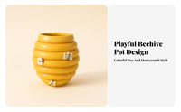 Rounded Bee Wall Planter Decorative Bee Nest Plant Pot