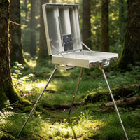 Painting Box with Legs Foldable French Easel Portable Pochade Box for Painters